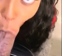 Sexy amateur does lapdance and wild blowjob for horny guy