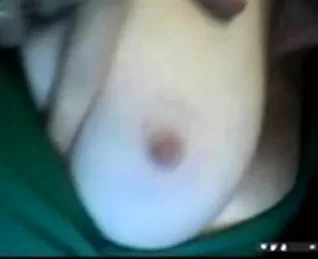 UK girl quick boob flash on webcam