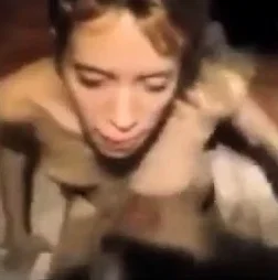 She ended up sucking a hairy guys cock in one night stand