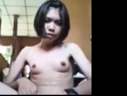 Asian girl masturbating