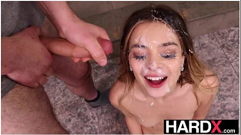 Petite Molly Littles First Blowbang