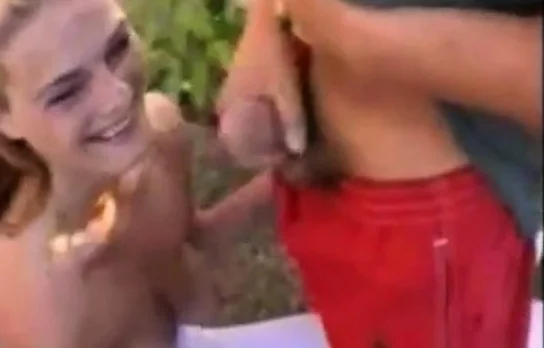 Swingers having fun in front of friends