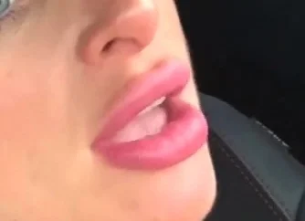 Blonde mature with big boobs masturbates in bed
