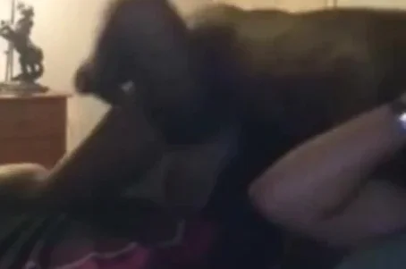 White girl taking that big black dick