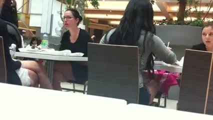 Time Lapse foodcourt legs