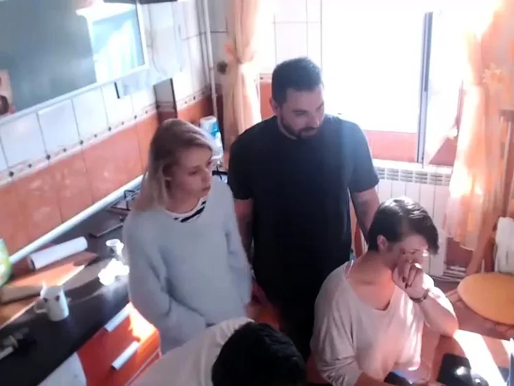 Blonde milf group sex