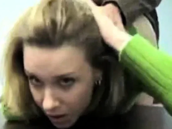 Blonde office fuck