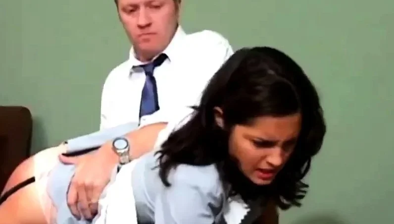 Woman Get Spanked