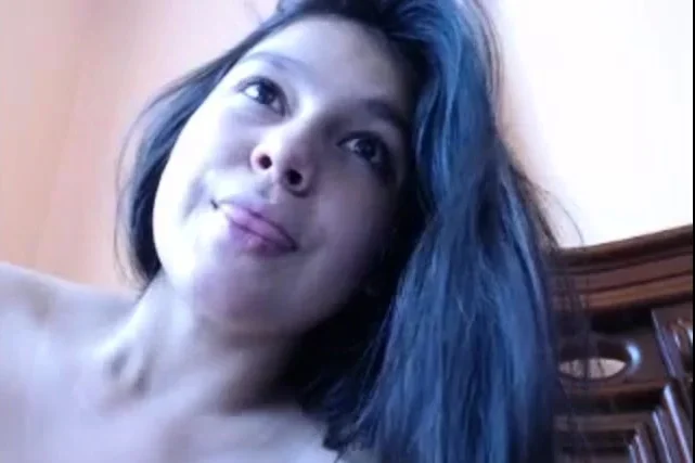 Busty brunette solo masturbation