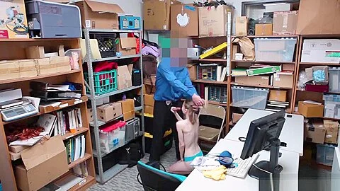 LP Officer fucks the shoplifters pussy so hard