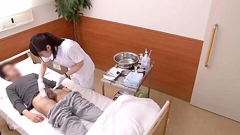 美人ナース連続手コキ 精液採取 nurse handjob clinic hospital sperma semen　精子スペルマ大好き看護婦　性処理看護