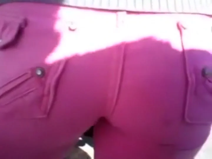 Touching an arousing ass in a crowd