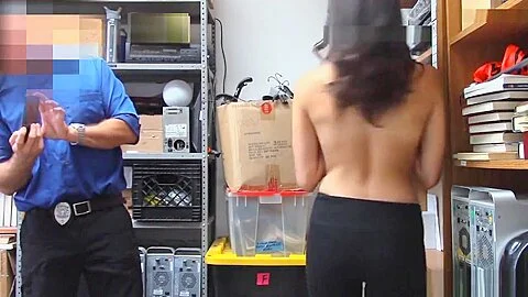 Repeat offender got punished with officers cock