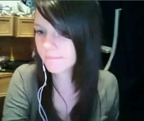 Young brunette shows it all :)