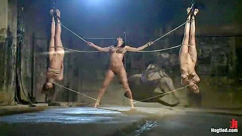 Maitresse Madeline, Princess Donna and Isis love., captured & bound.The 'Daddy's Back' trailer.