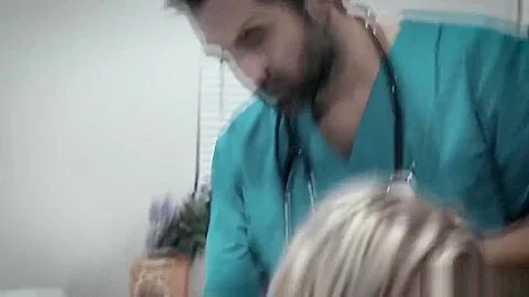 Arya Fae giving Donnie Rock a deep throat blowjob