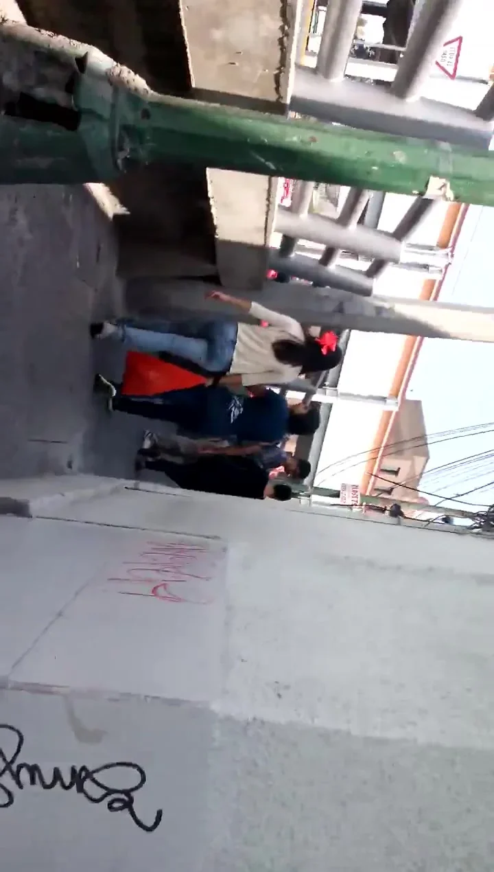 dos colas caminando