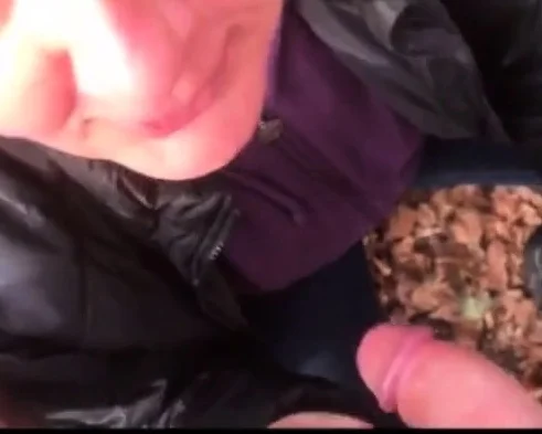 Shameless granny blowjob and cum on face