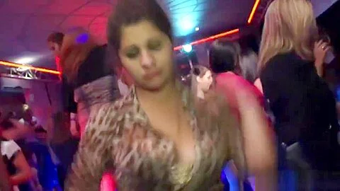 Euro cocksucking amateurs on the dancefloor