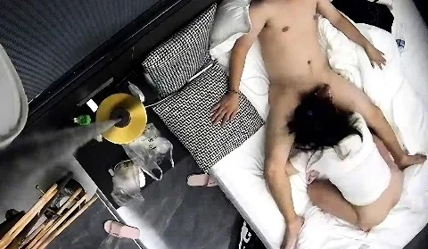 Cute amateur asian web cam girl playing with her toy