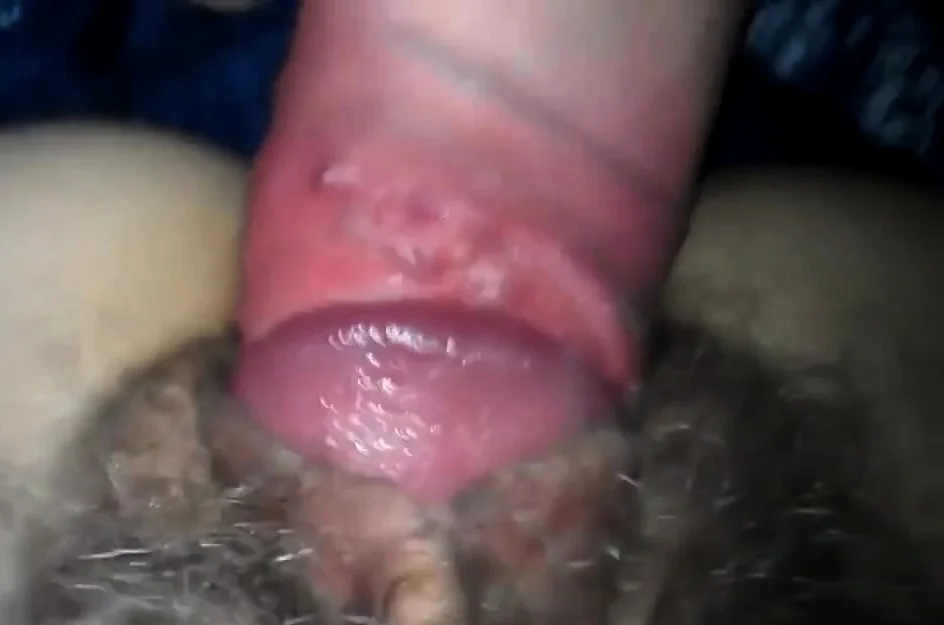 Hairy girl pussy get creampie