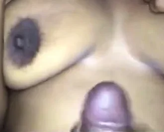 Cumshoot on big boobs