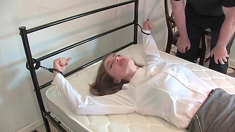 Female Detective Terra Stripped And Bed Bound