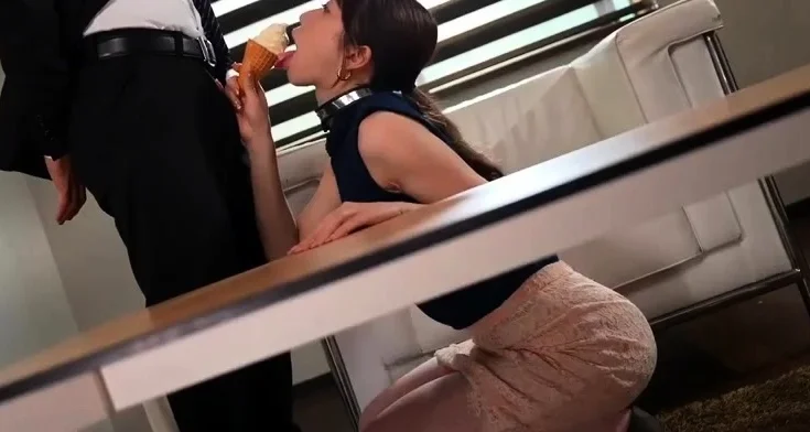 Blond blowjob amateur asian fucked while sucking dick