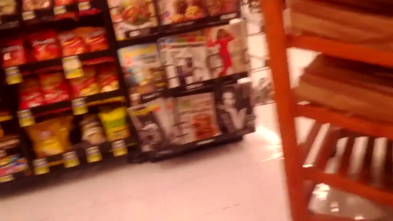 sext ass in grey tights at grocery store