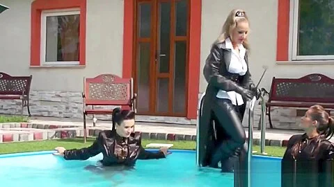European Babes Get Their Cloths Wet