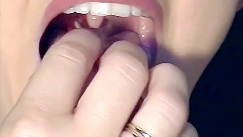 Giantess crushing and eating gummy bears, POV close up