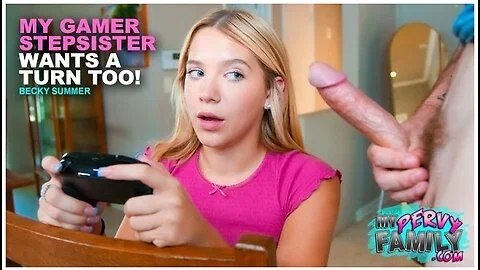 Gamer Girl Lets Stepbro Free Use Her - Becky Summer