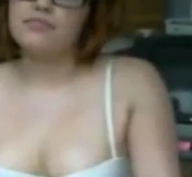 Chubby Girl with Glasses Handjob and Blowjob