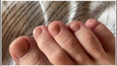 Toes With Beige Pedicure