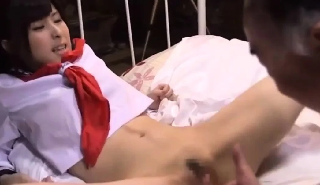 Japanese Teen In Uniform Banged Sideways