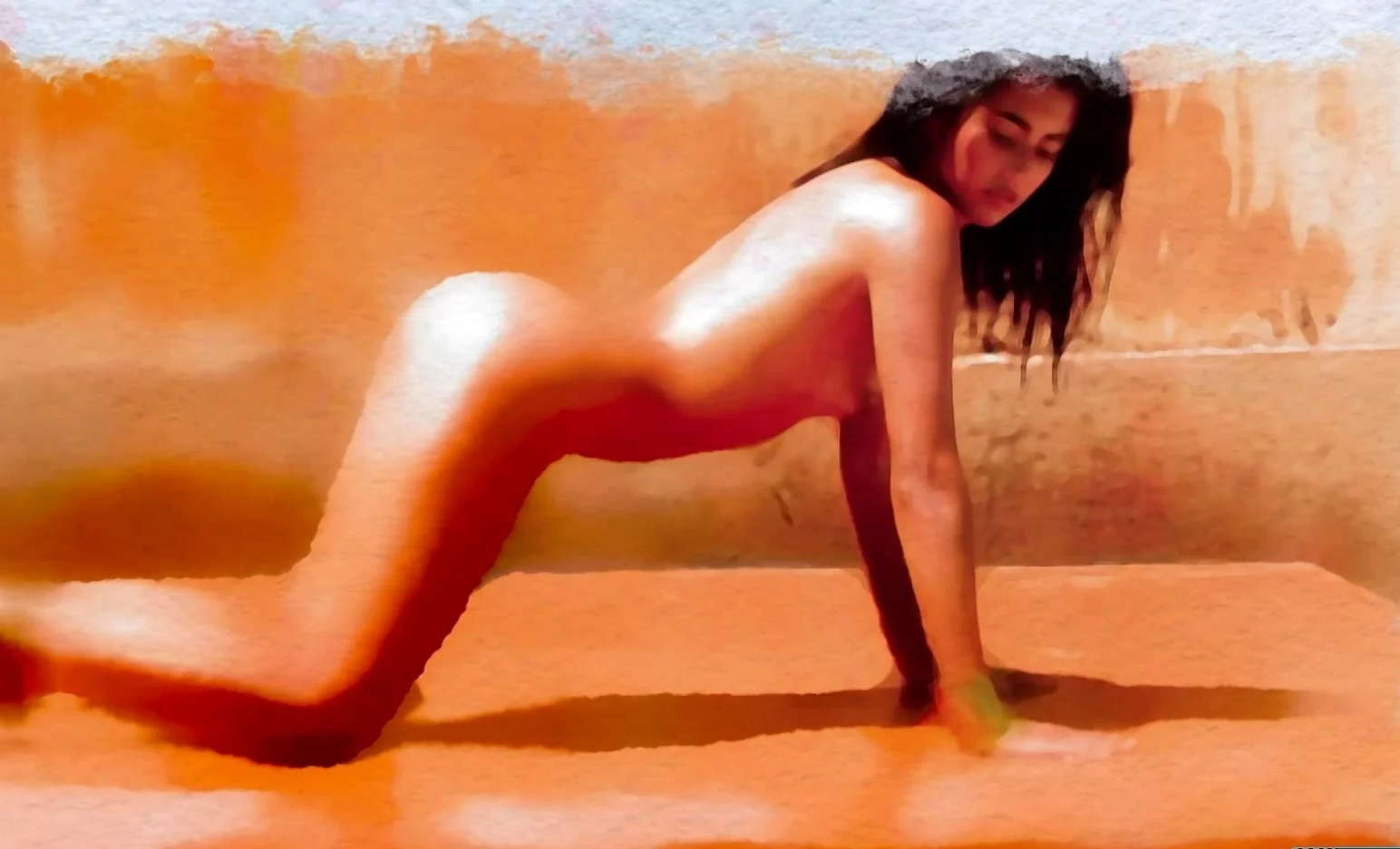 Petite latina Katherinne Sofia stripping
