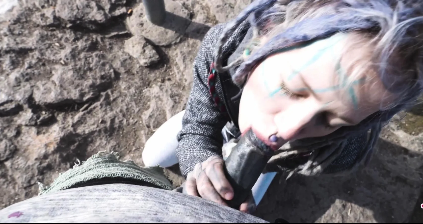 Anuskatzz caught while having wild public sex