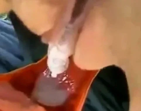 Farting Cum into Panties