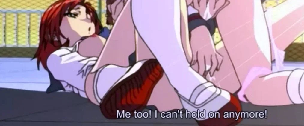 Horny anime lesbian teens skip class to lick pussy