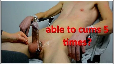 Jerk Off Boyfriend, He Must Cums Five Times