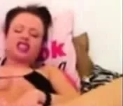 Creamy pussy fuck with dildo