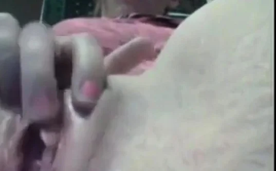 Girl Rubs Her Wet Pussy