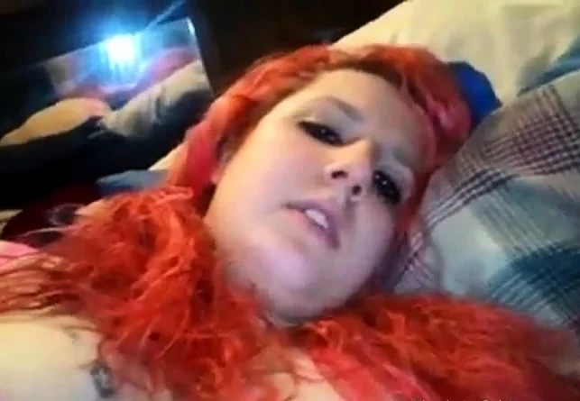 Redhead pigtails play with pussy with a dildo - negrofloripa