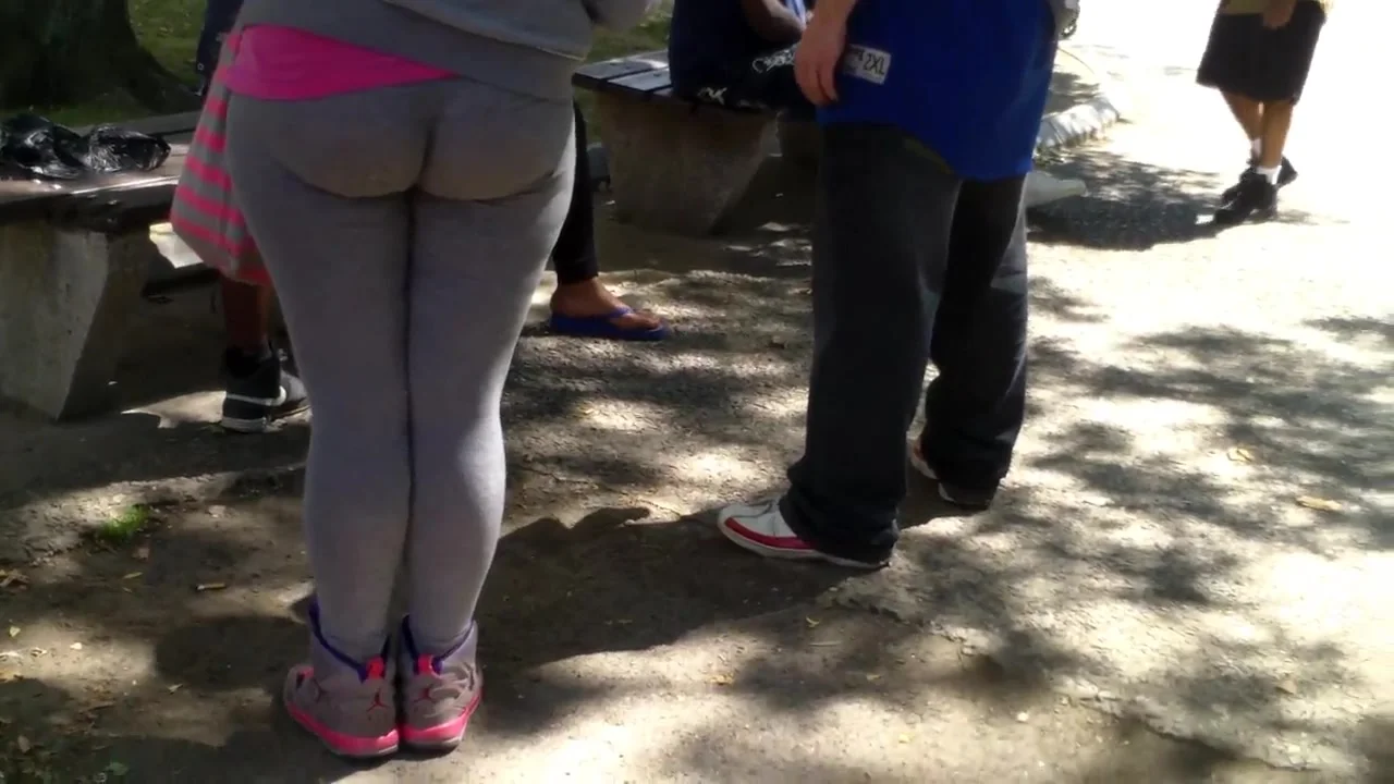 Red Head Wedgie Sweats Jiggle Spandex