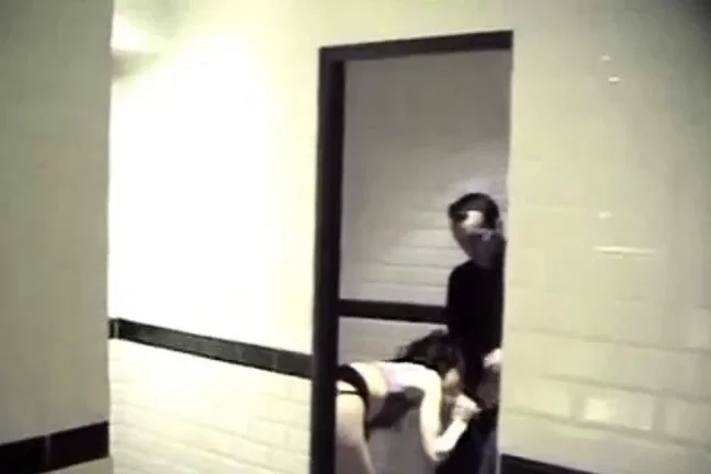 Couple Caught In Restaurant Bathroom