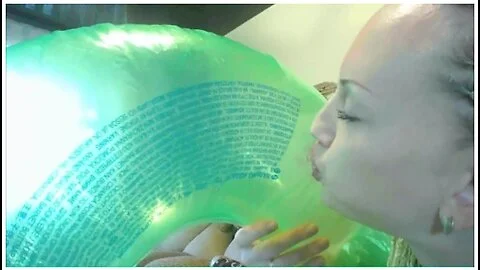 Inflate The Rubber Ring To Ride On It