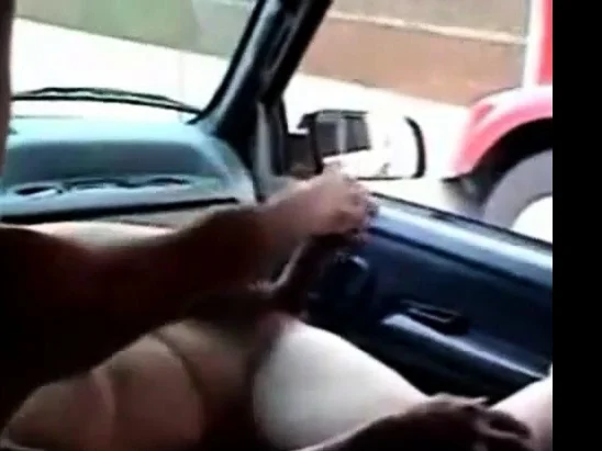 Masterbating for trucker