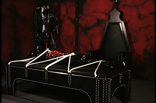 Extremely sexy bitch with big tits wears naughty latex uniform