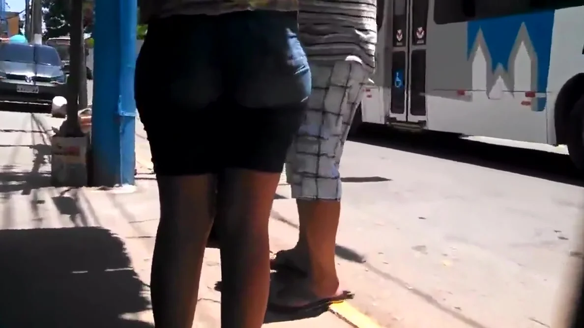 denim short far back