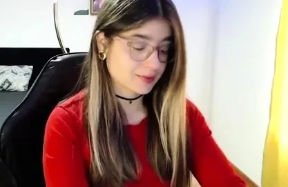 Close up with teen blonde sex doll rubbing her cunt